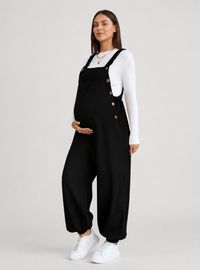 Salopette Grande Taille Velours Noir