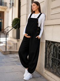 Salopette Grande Taille Velours Noir