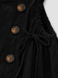 Salopette Grande Taille Velours Noir
