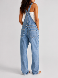Salopette Jean Classique Bleu Claire