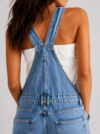Salopette Jean Classique Bleu Claire