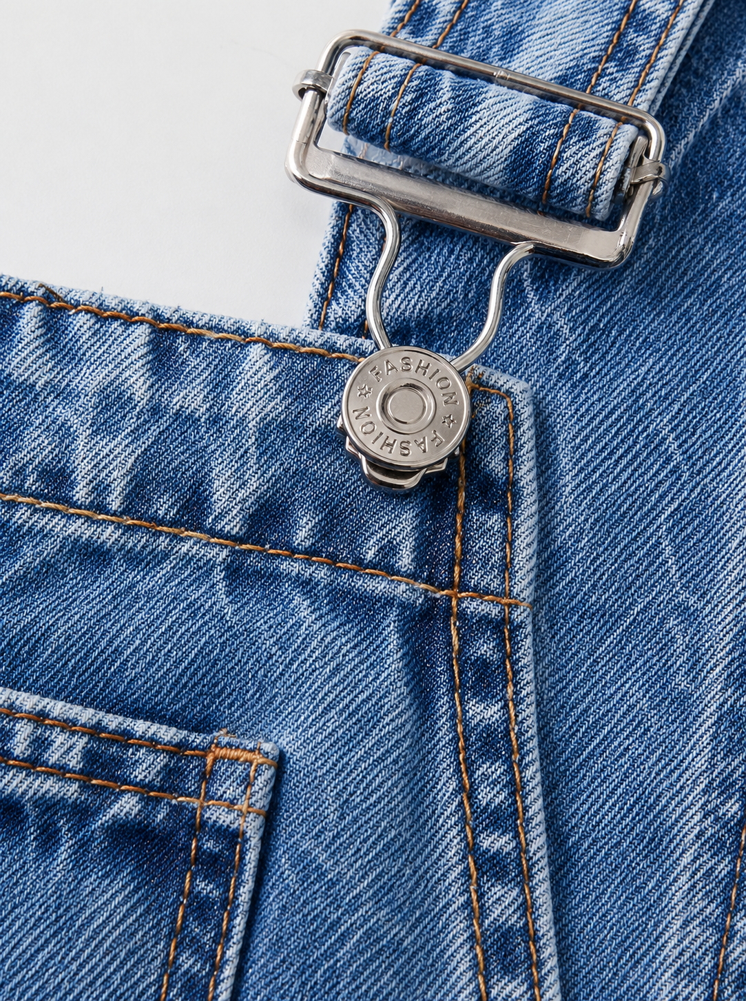Salopette Jean Classique Bleu Claire