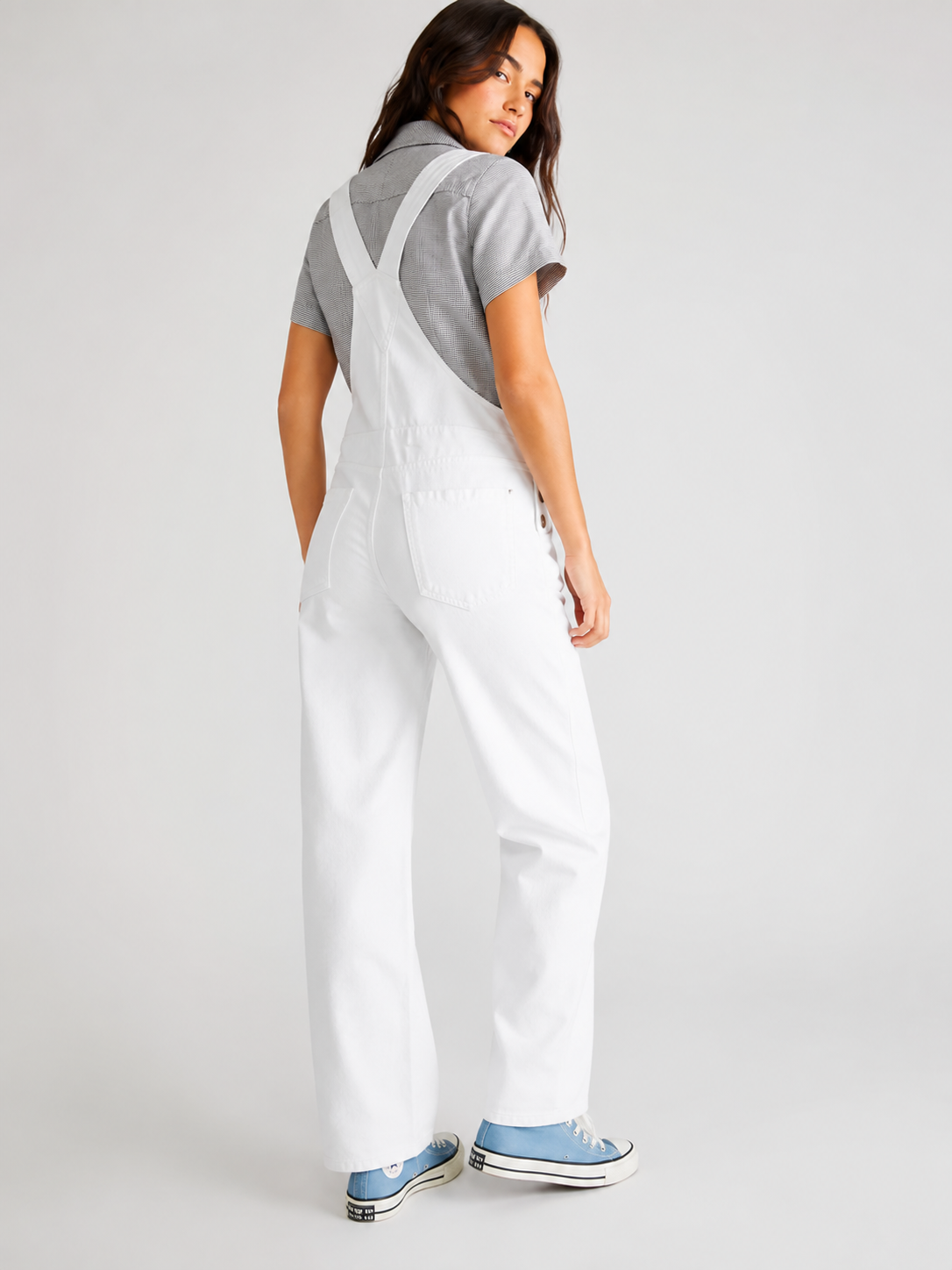 Salopette Jean Classique Blanc