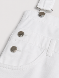 Salopette Jean Classique Blanc