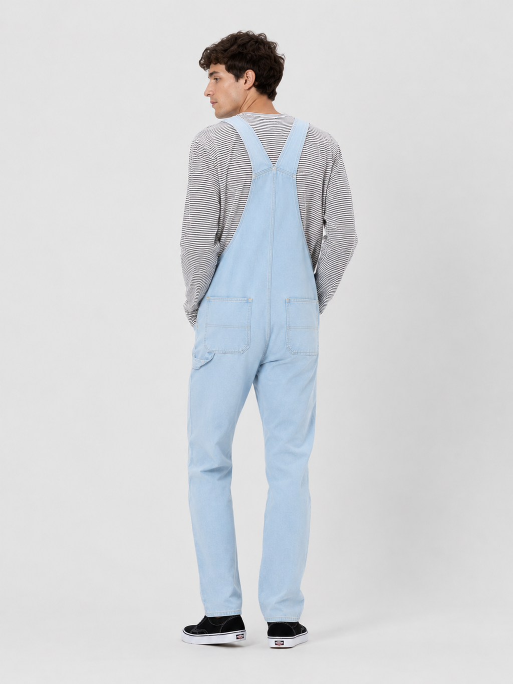 Salopette Jean Bleu Clair Homme Denim