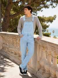 Salopette Jean Bleu Clair Homme Denim