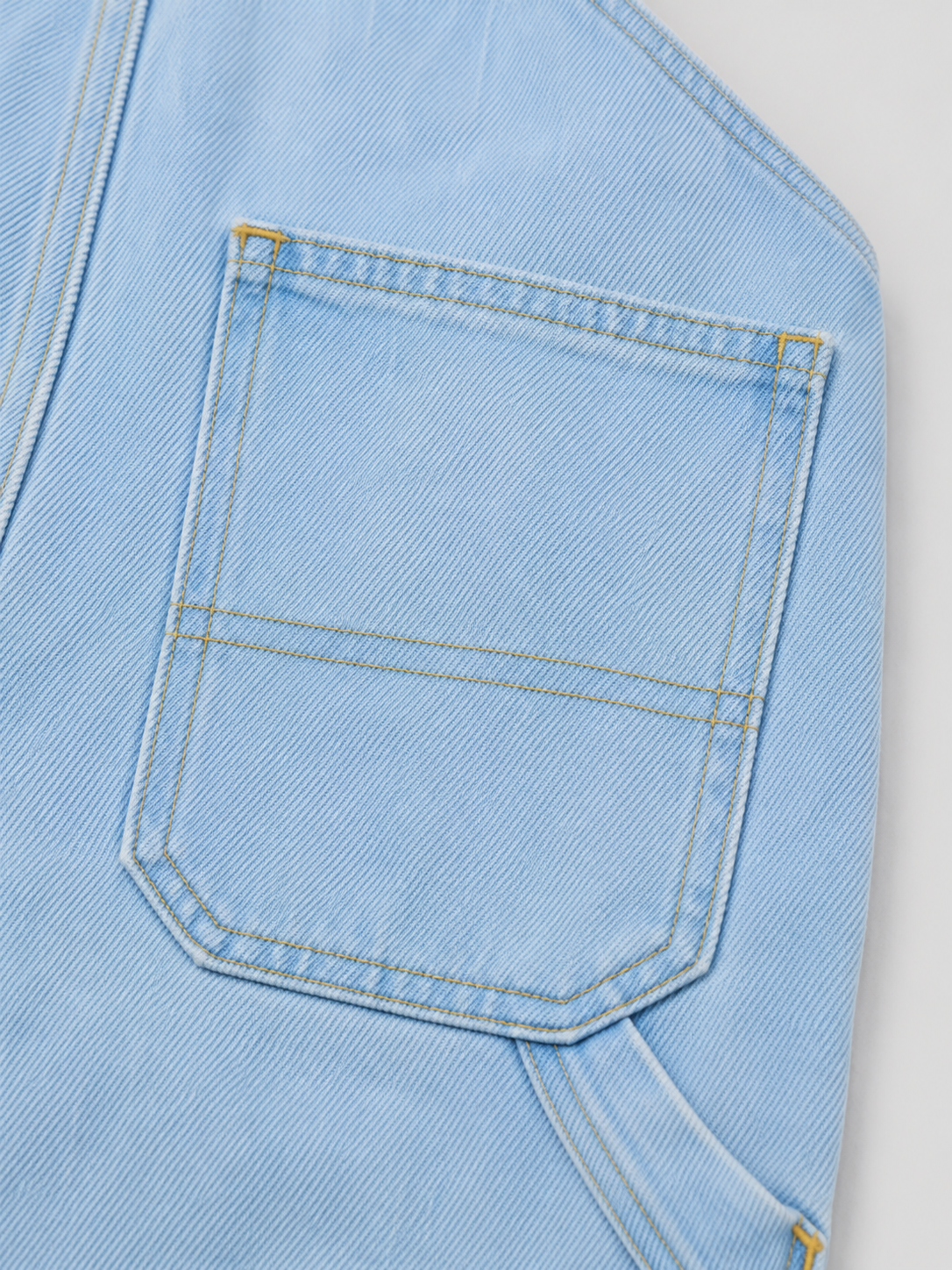 Salopette Jean Bleu Clair Homme Denim