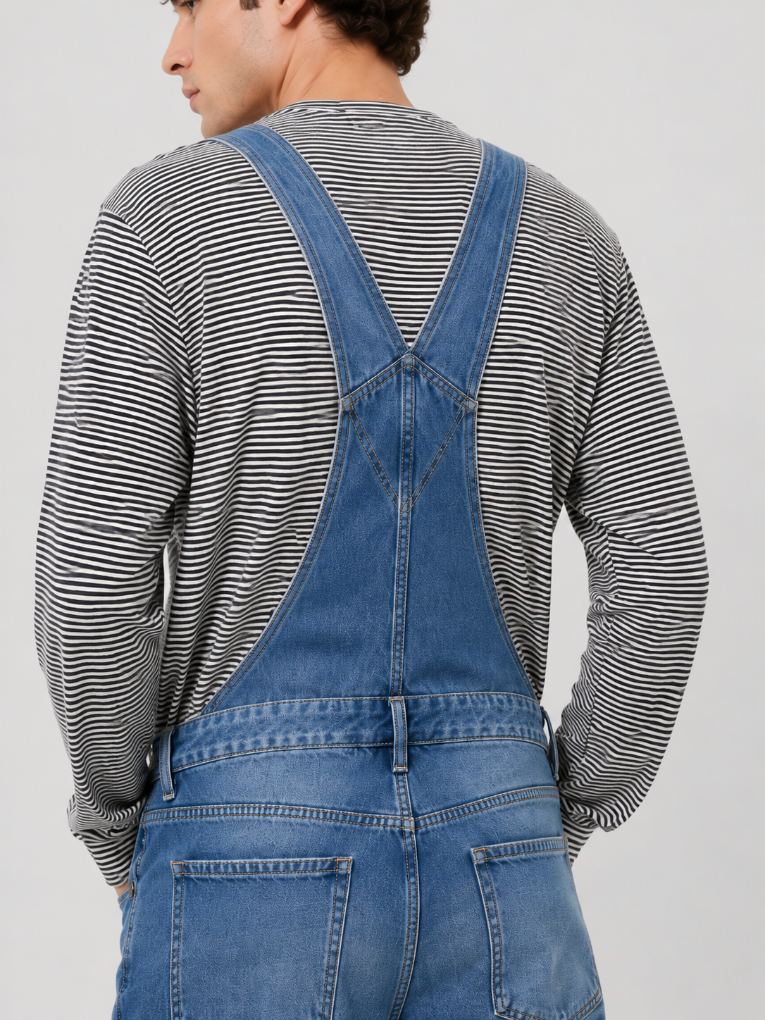 Salopette Jean Bleue Homme Denim