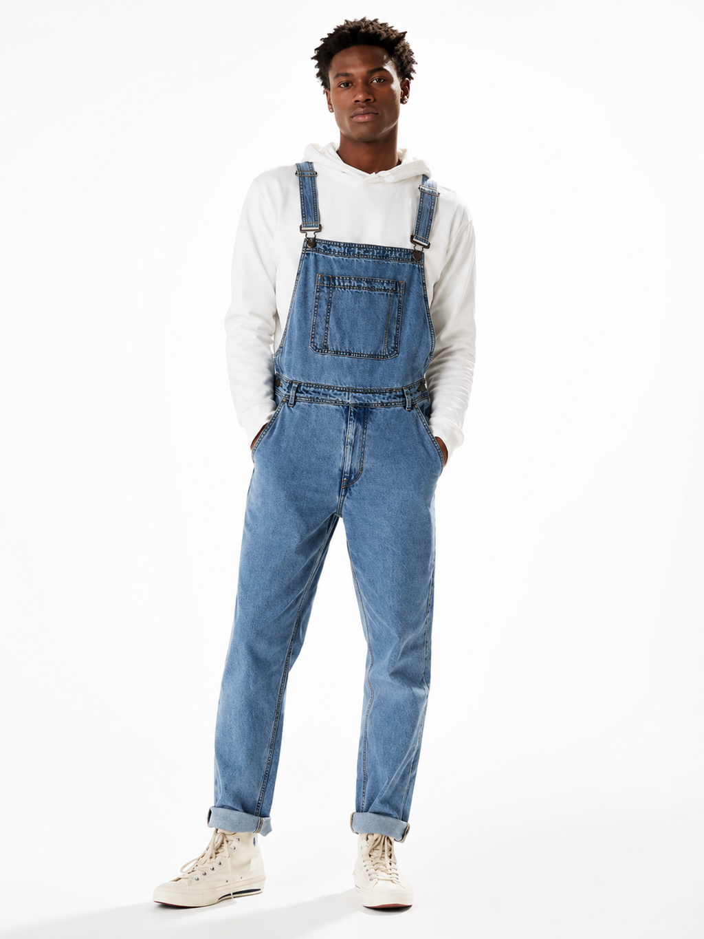 Salopette Jean Homme Bleu Ciel