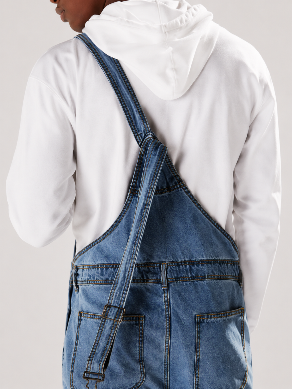 Salopette Jean Homme Bleu Ciel