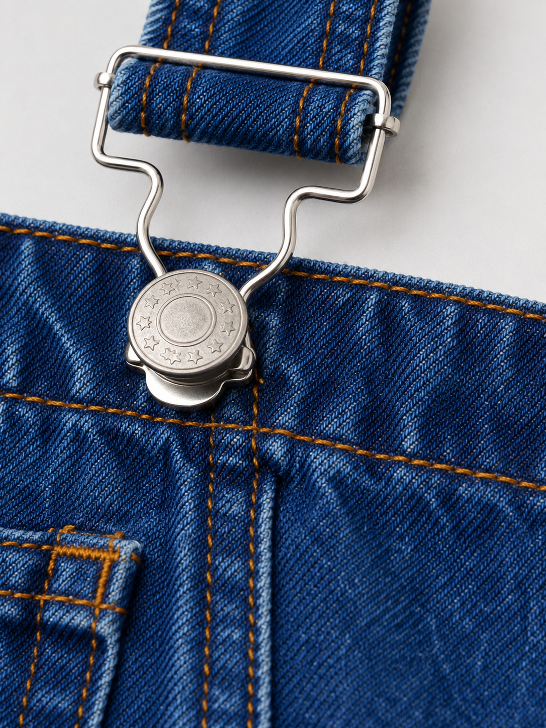 Salopette en Jean Bleu Foncé Style Urban Ikigai