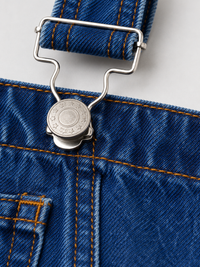 Salopette en Jean Bleu Foncé Style Urban Ikigai