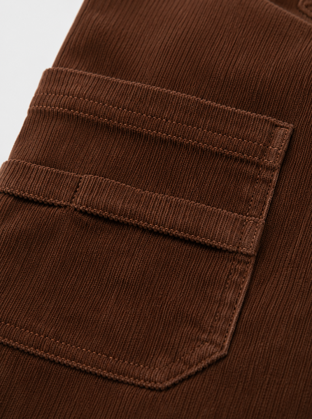 Salopette Vintage Velours Côtelé Marron