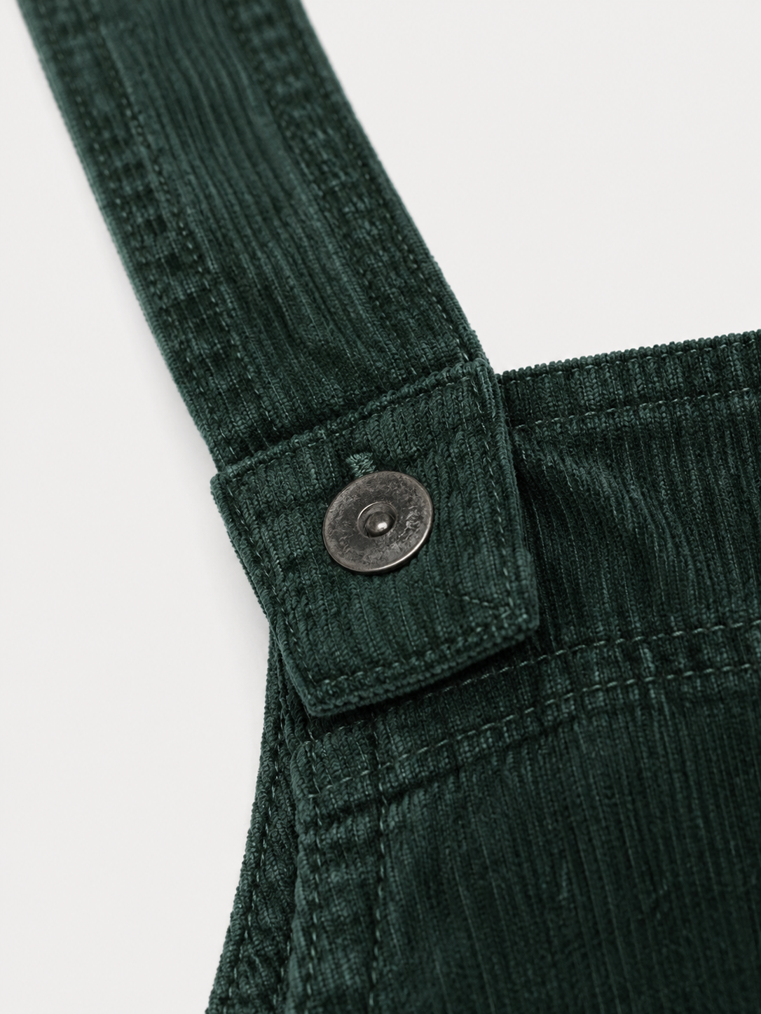 Salopette Femme Vintage Velours Côtelé Vert