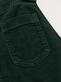 Salopette Femme Vintage Velours Côtelé Vert