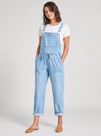 Salopette en Jean Bleue Claire