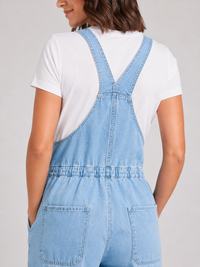 Salopette en Jean Bleue Claire
