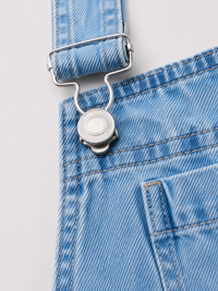 Salopette en Jean Bleue Claire