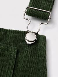 Robe Salopette Carmin en Velours Vert