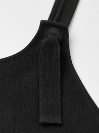 Salopette Short Noir Femme