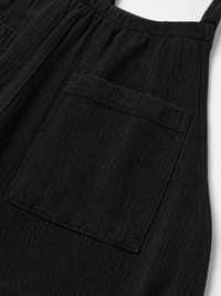 Salopette Short Noir Femme