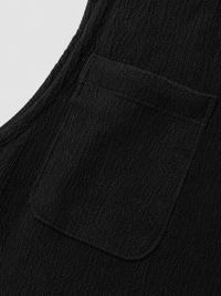 Salopette Short Noir Femme