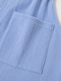 Salopette Short Bleu Femme