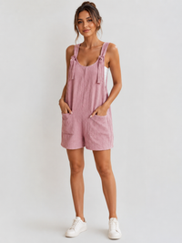 Salopette Short Rose Femme