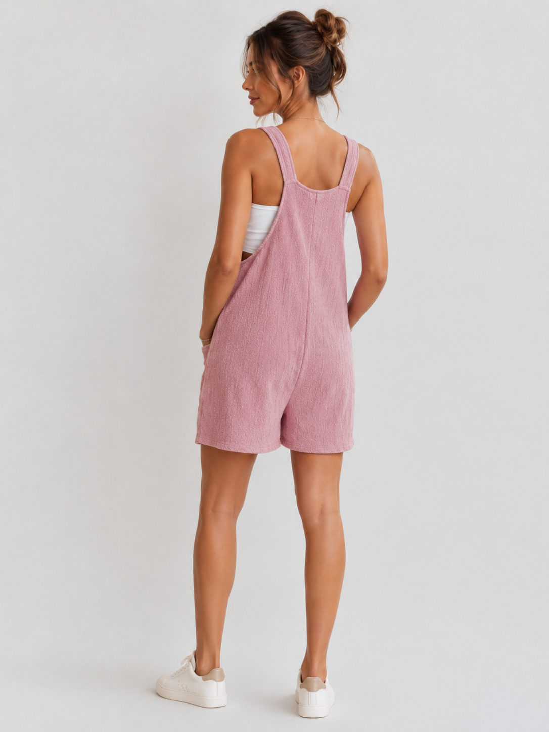 Salopette Short Rose Femme