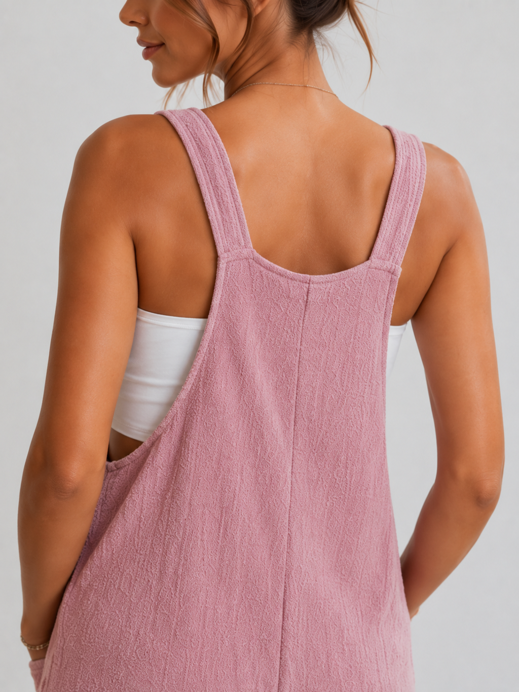 Salopette Short Rose Femme