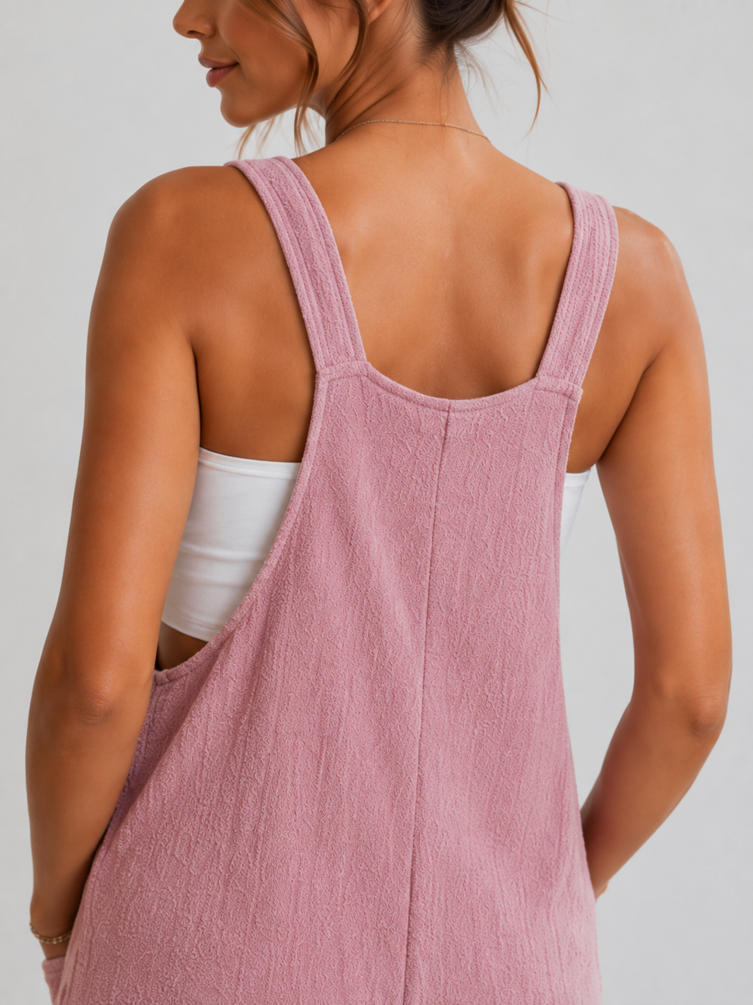 Salopette Short Rose Femme