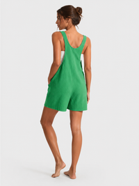 Salopette Short Vert Femme