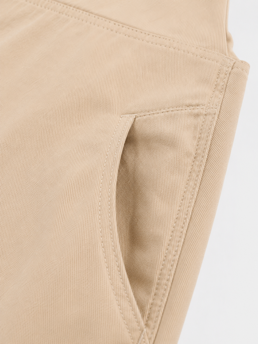Salopette Short De Grossesse Beige