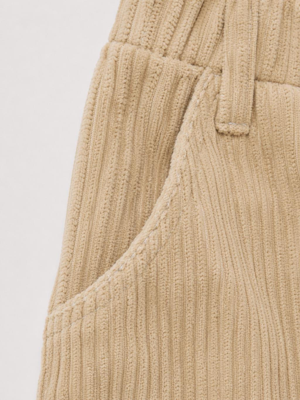 Salopette Grossesse Velours Beige