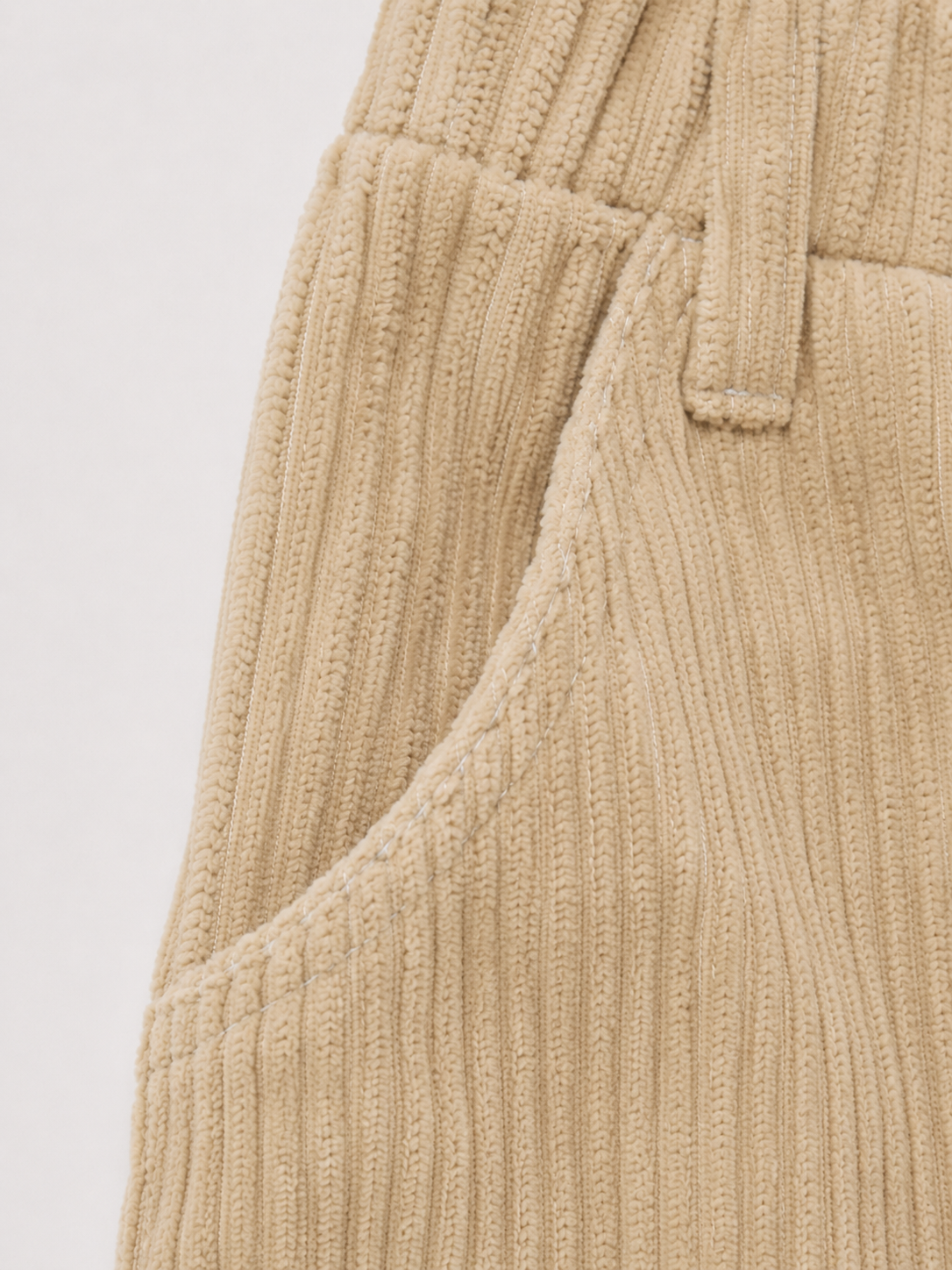 Salopette Grossesse Velours Beige