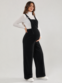 Salopette Grossesse Velours Noir