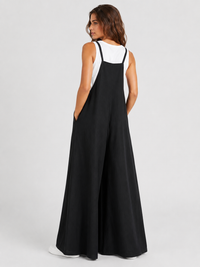 Salopette Femme En Lin Noir