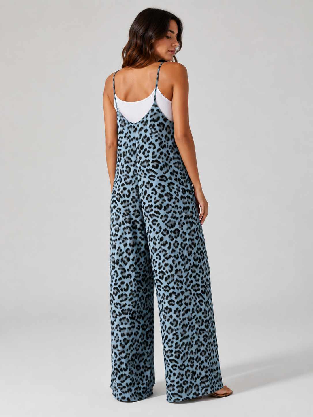 Salopette Femme Leopard Bleu