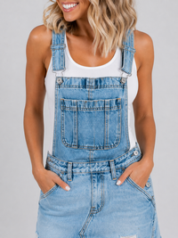 Salopette Jean Bleu Jupe