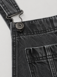 Salopette Jean Noir Jupe