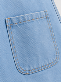 Jupe Salopette En Jean Bleu Clair