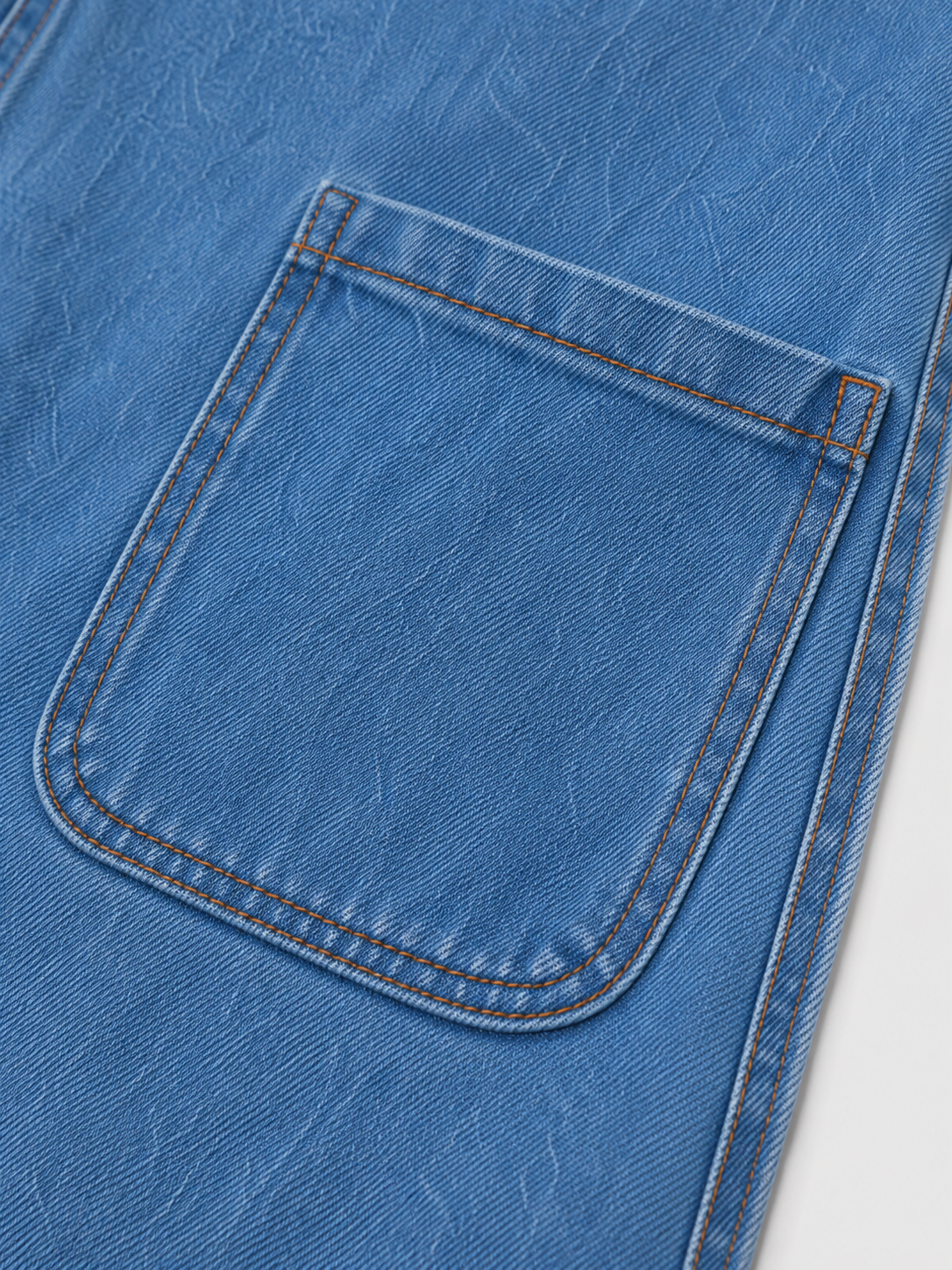 Jupe Salopette En Jean Bleu