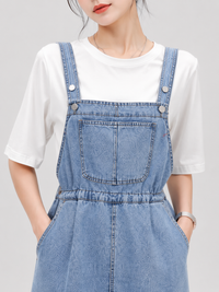Jupe Salopette En Jeans
