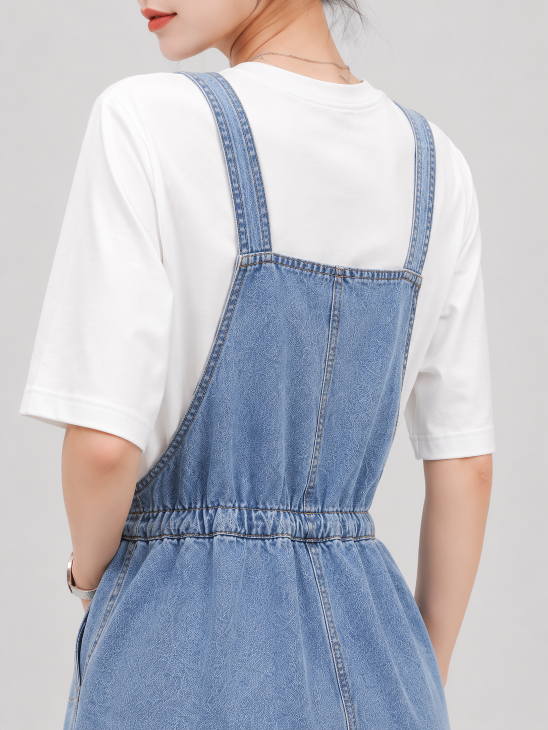 Jupe Salopette En Jeans