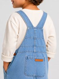 Salopette En Jean Enfants Bleu Clair