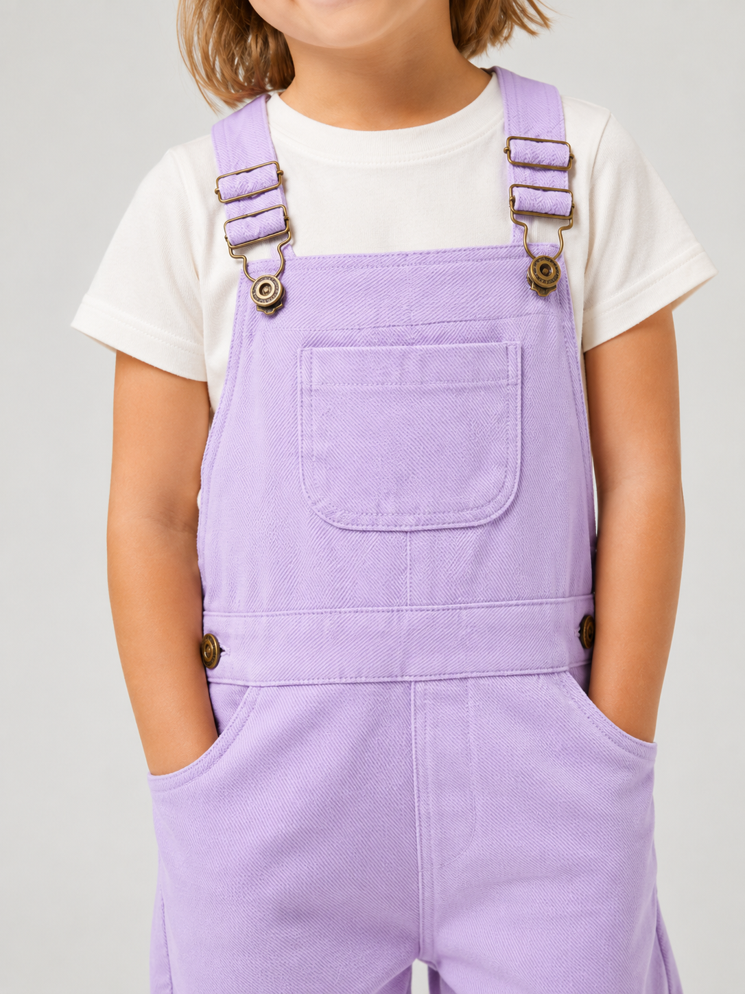 Salopette Short Enfant Violet