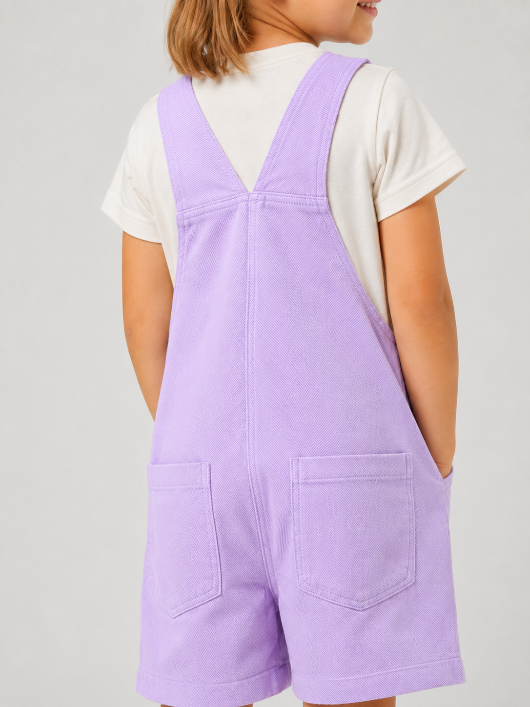 Salopette Short Enfant Violet