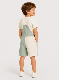 Salopette Short Enfant Vert