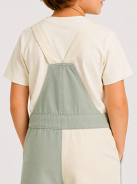 Salopette Short Enfant Vert