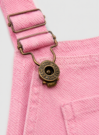 Salopette Short Enfant Rose